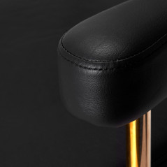 Gabbiano kappersstoel Granada goud zwart 