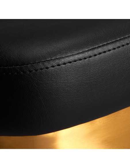 Gabbiano hairdressing chair Granada gold black 