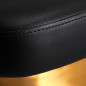 Gabbiano kappersstoel Granada goud zwart