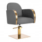 Gabbiano Malaga gold gray hairdressing chair