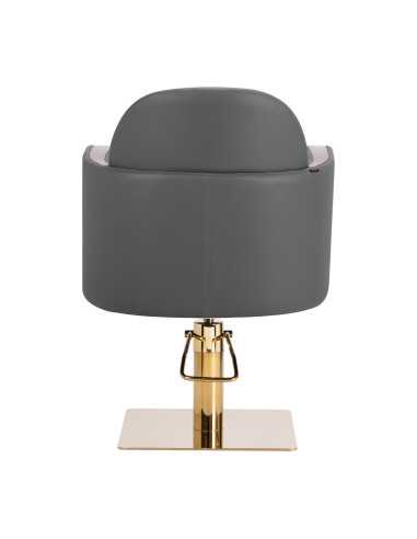 Gabbiano Malaga graugoldener Friseurstuhl {attributes}