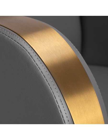 Gabbiano Malaga gold gray hairdressing chair 