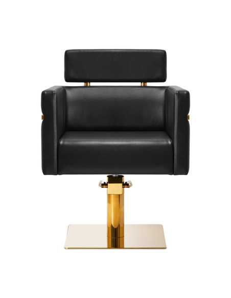 Sillón de peluquería Gabbiano Toledo oro negro 