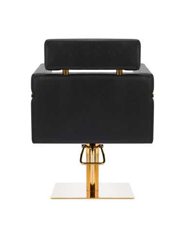 Gabbiano Toledo Gold Schwarz Friseurstuhl {attributes}