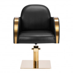 Frizerski stol Gabbiano Malaga zlato črn