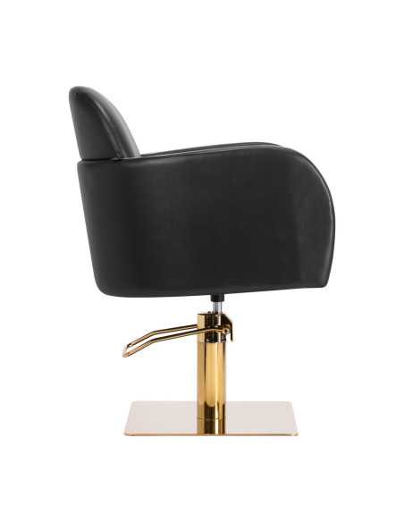 Sillón de peluquería Gabbiano Malaga oro negro 