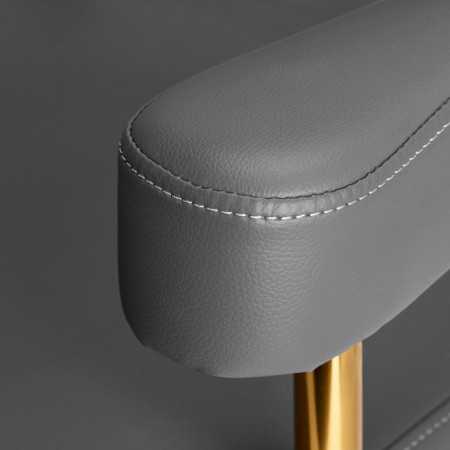 Chaise de coiffure gabbiano granada gris or {attributes}