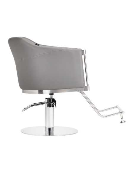 Fauteuil de coiffure gris Gabbiano Burgos 