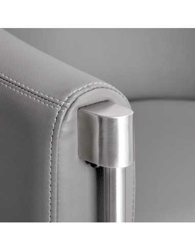 Gabbiano Burgos Grauer Friseurstuhl {attributes}