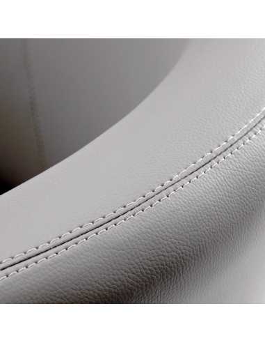 Sillón de peluquería Gabbiano Burgos gris 