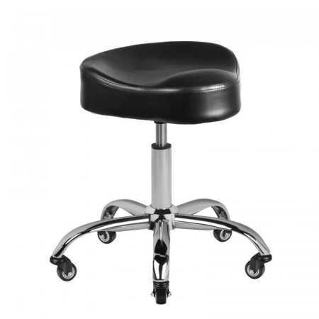Gabbiano hairdressing stool A450 black