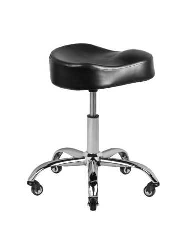 Gabbiano A450 schwarzer Friseurstuhl