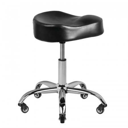 Gabbiano hairdressing stool A450 black