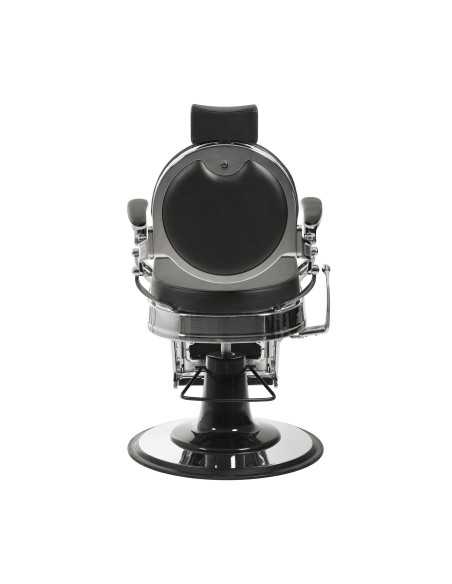 Cadeira de barbeiro vintage masculina Florence BLACK-SILVER 