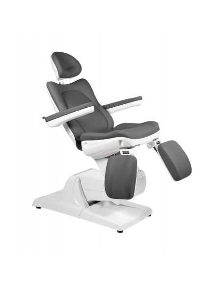 Electric podiatry chair WHITE DARK GREY 3 Motors