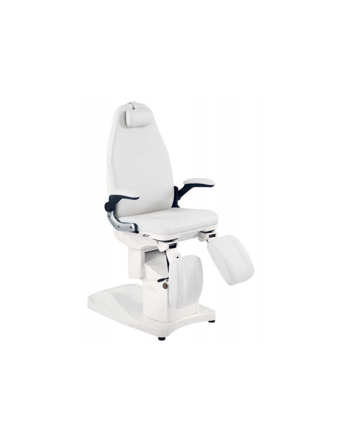 Deneb white electric pedicure chair with 3 motors