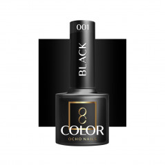 OCHO NAILS Hybride nagellak zwart 002 -5 g