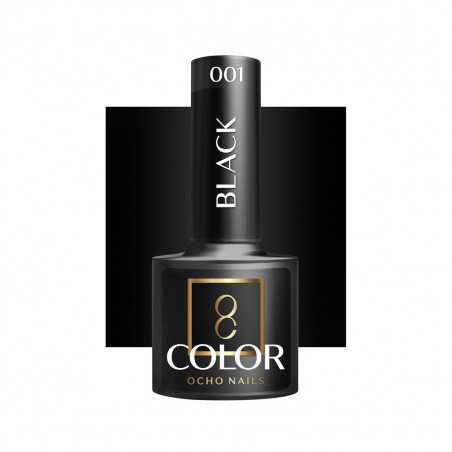 OCHO NAILS Hybrid nail polish black 002 -5 g