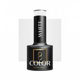 OCHO NAILS Verniz de unhas híbrido branco 001 - 5 g