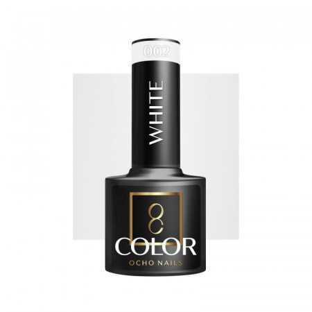 OCHO NAILS Verniz de unhas híbrido branco 001 - 5 g
