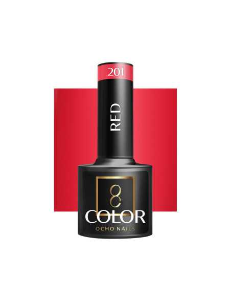 OCHO NAILS Hybrid nail polish red 201 -5 g