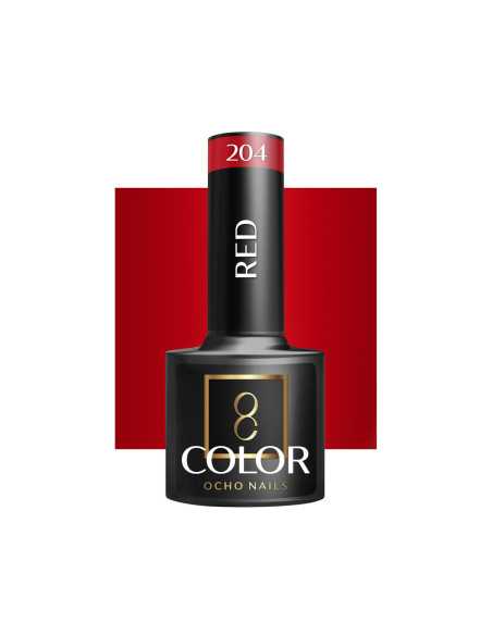 OCHO NAILS Hybrid nail polish red 204 -5 g