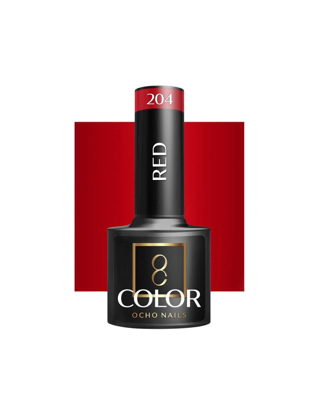 OCHO NAILS Red Hybrid Nail Polish 204 -5g