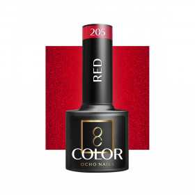 OCHO NAILS Smalto ibrido rosso 205 -5 g