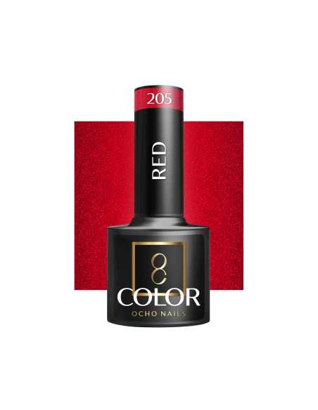 OCHO NAILS Hybride nagellak rood 205 -5 g