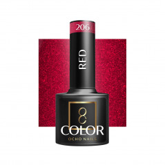 OCHO NAILS Hybrid nail polish red 206 -5 g