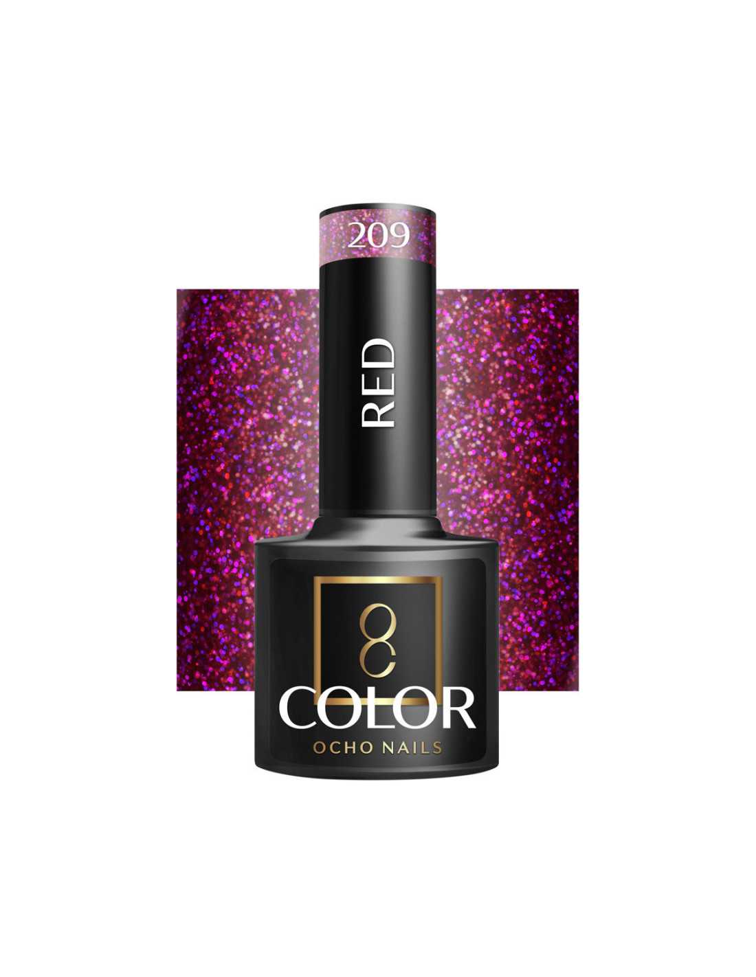 OCHO NAILS Roter Hybrid-Nagellack 209 -5 g