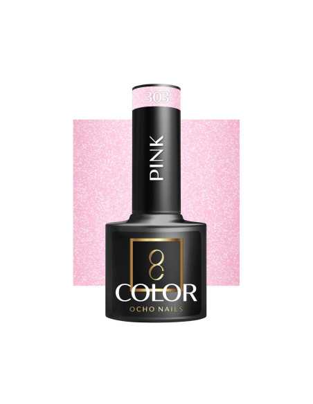 OCHO NAILS Lakier hybrydowy pink 303 -5 g 