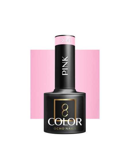 OCHO NAILS Vernis à ongles hybride rose 304 -5 g