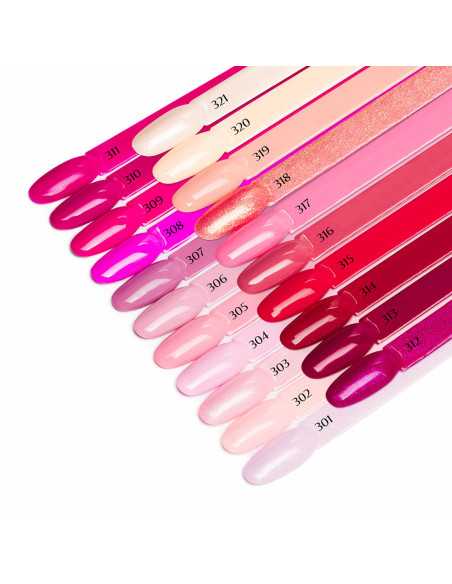 OCHO NAILS Verniz híbrido para unhas rosa 310 - 5 g