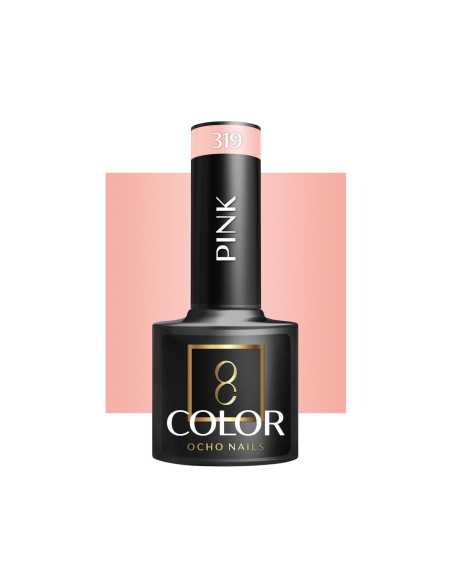 OCHO NAILS Verniz híbrido para unhas rosa 319 - 5 g