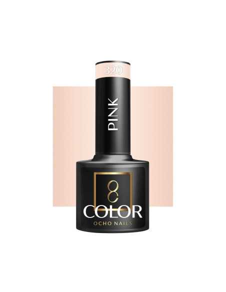 OCHO NAILS Verniz híbrido para unhas rosa 320 - 5 g