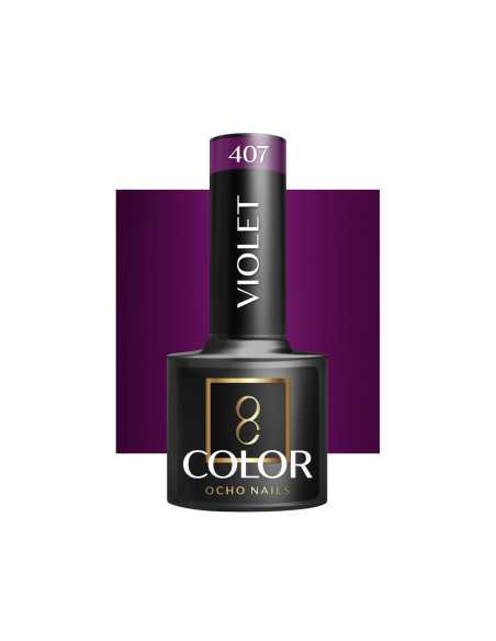 OCHO NAILS Hybride nagellak violet 407 -5 g