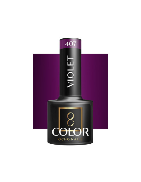 OCHO NAILS Smalto ibrido viola 407 -5 g