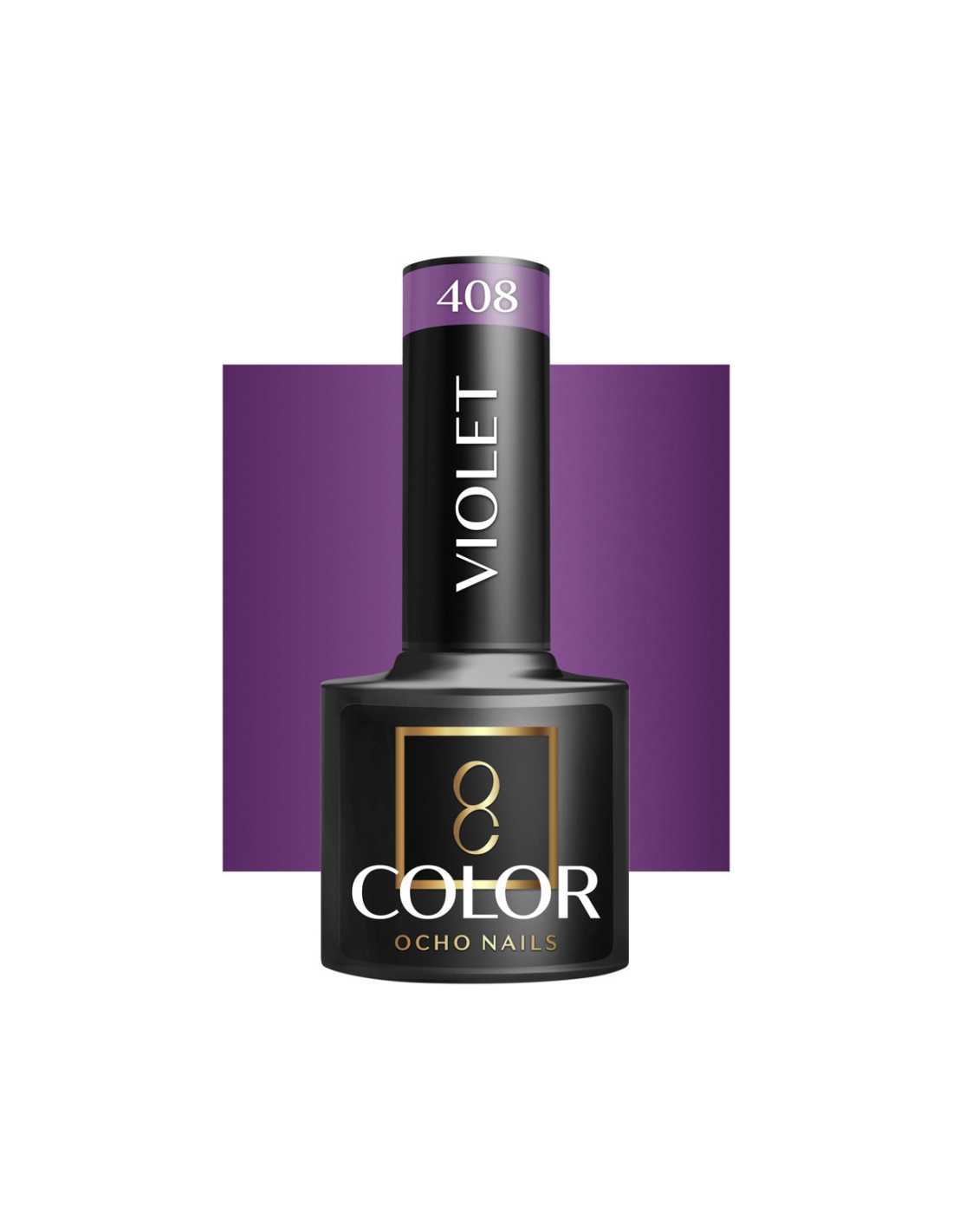 OCHO NAILS Purple Hybrid Nail Polish 408 -5g