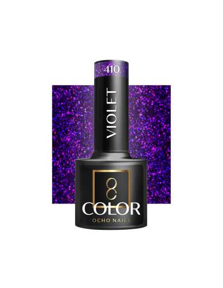 OCHO NAILS Verniz híbrido para unhas roxo 410 - 5 g