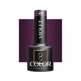 OCHO NAILS Verniz para unhas híbrido roxo 411 - 5 g