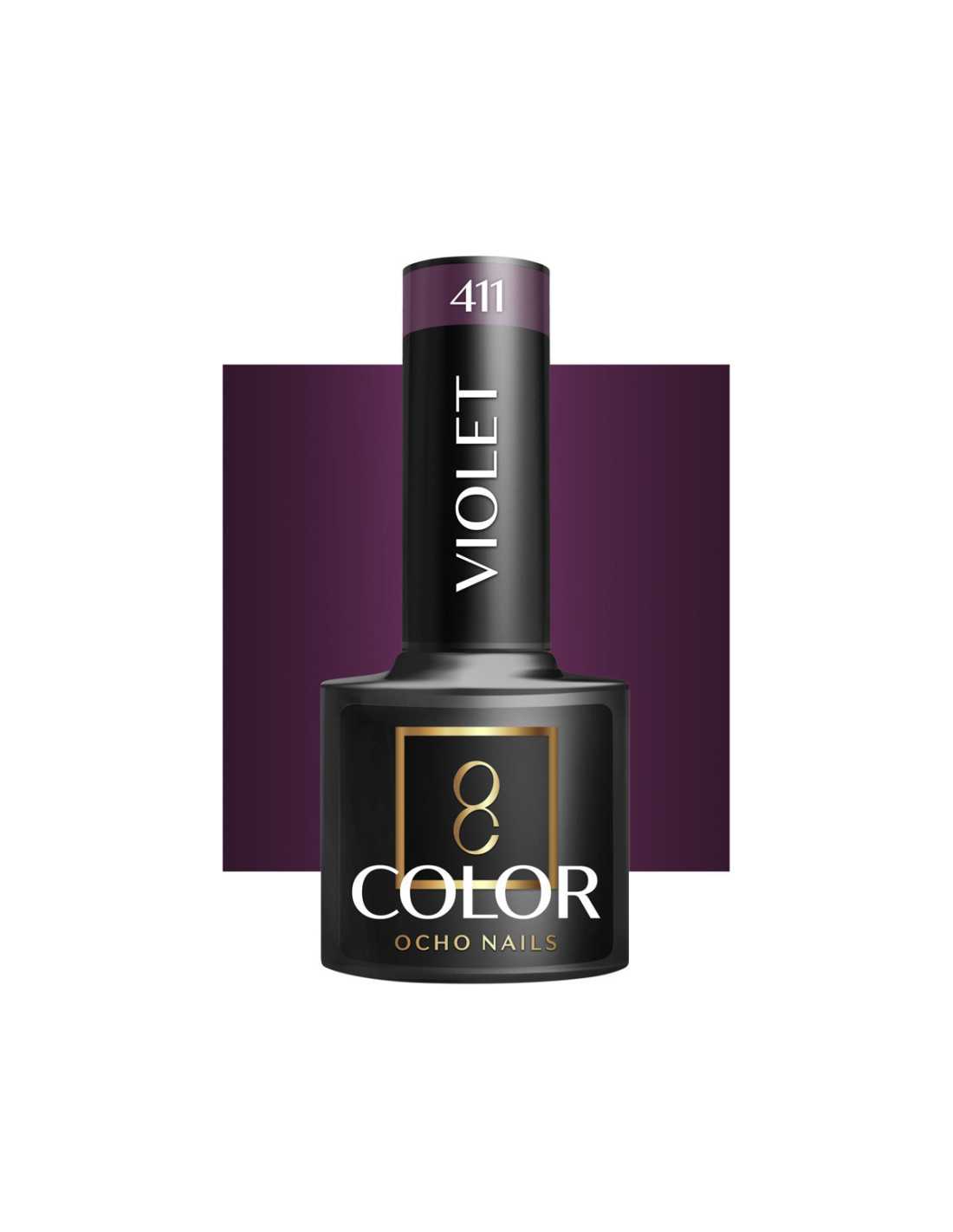 OCHO NAILS Purple Hybrid Nail Polish 411 -5g
