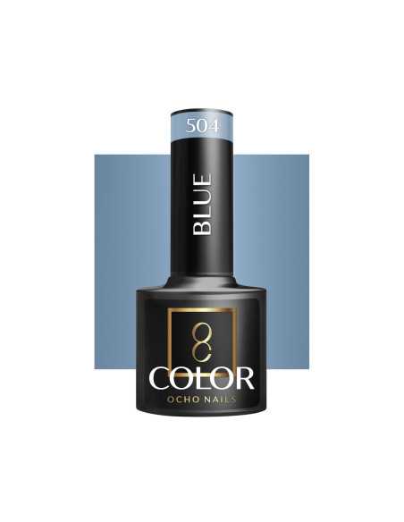 OCHO NAILS Smalto per unghie ibrido blu 504 -5 g