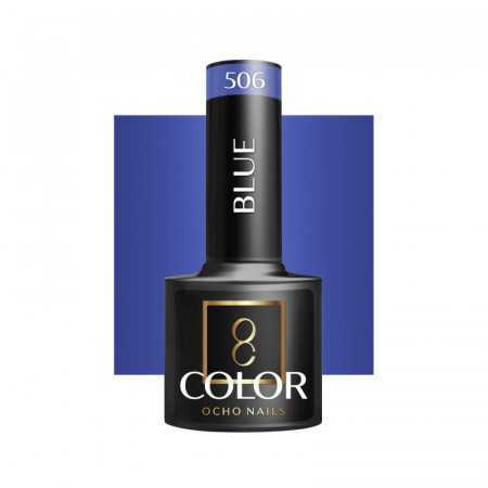 OCHO NAILS Vernis hybride bleu 506 -5 g