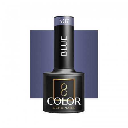 OCHO NAILS Verniz para unhas híbrido azul 507 - 5 g