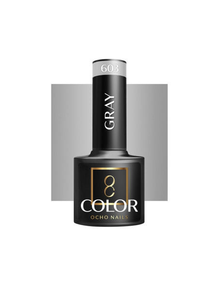 OCHO NAILS Smalto per unghie ibrido grigio 603 -5 g