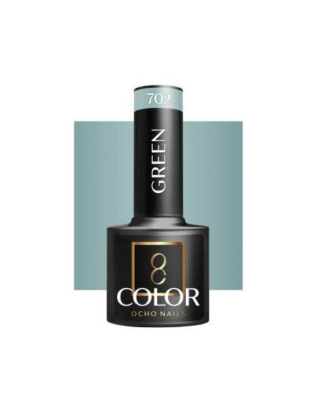 OCHO NAILS Verniz para unhas híbrido verde 702 - 5 g