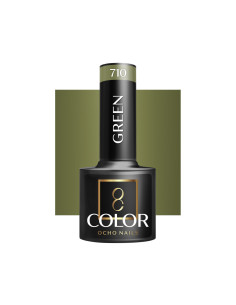 OCHO NAILS Smalto per unghie ibrido verde 710 -5 g