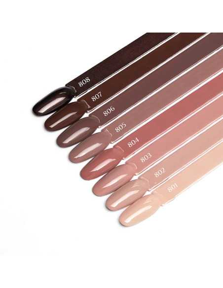OCHO NAILS Lakier hybrydowy brown 802 -5 g 
