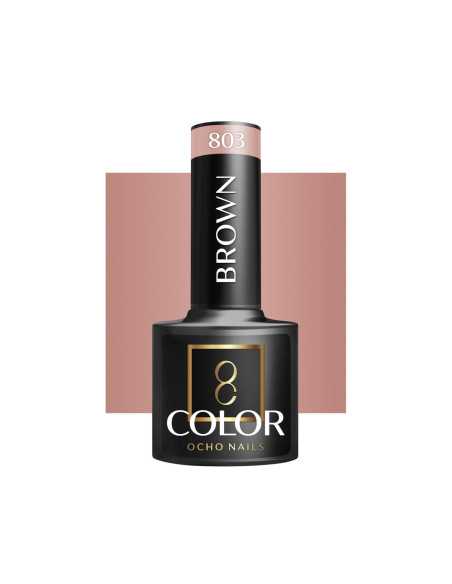 OCHO NAILS Verniz híbrido castanho 803 - 5 g